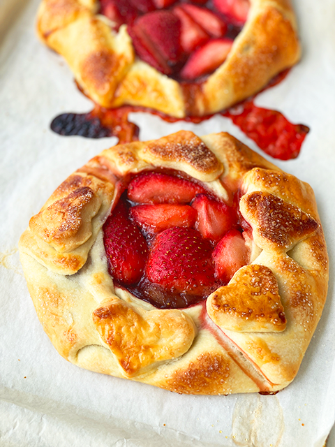 Heart shaped Valentine Galette Recipe