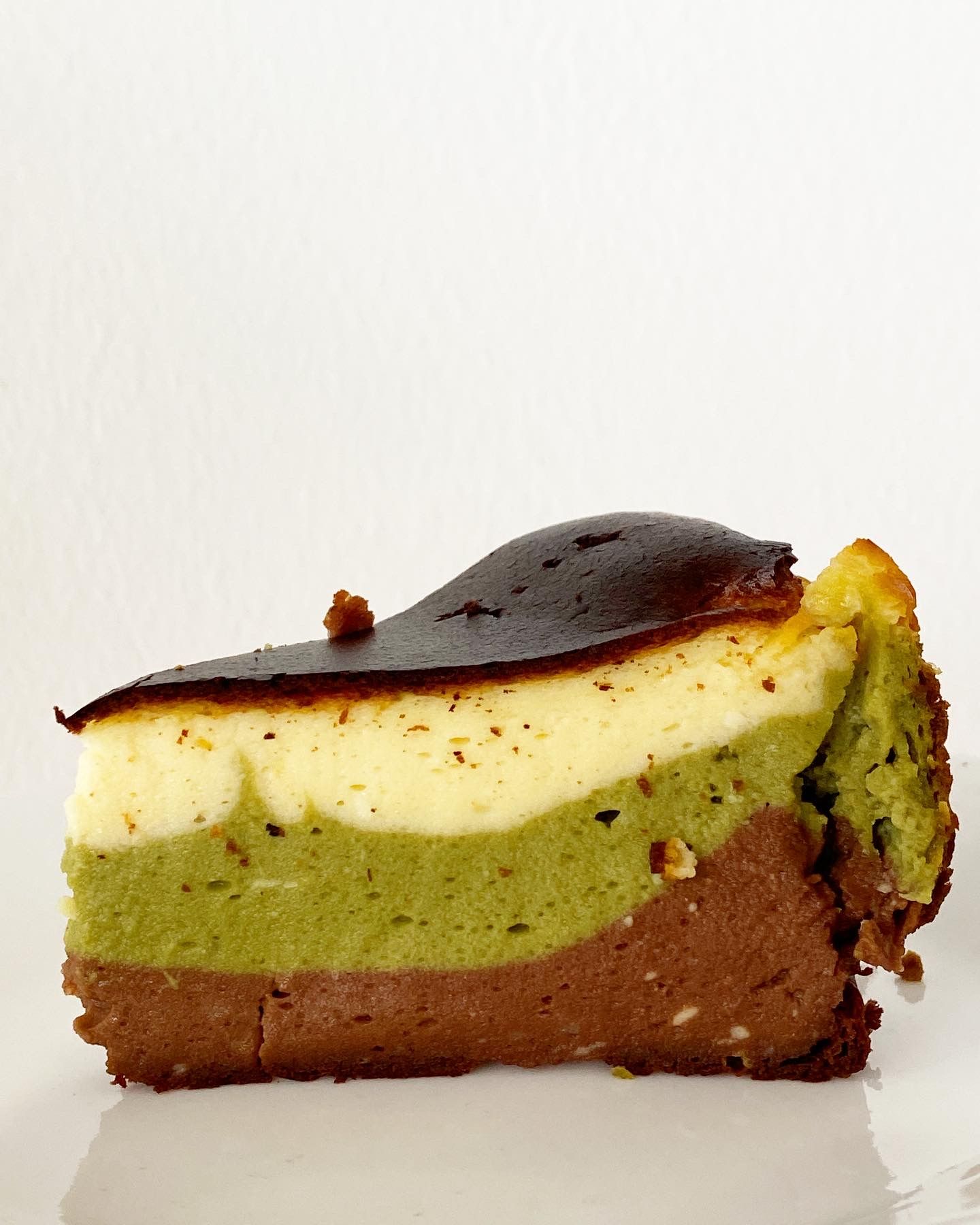 Chocolate, Matcha Green Tea, Original Cream Cheese Layered Cheesecake